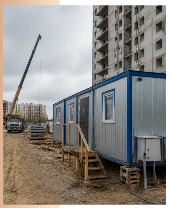 Аренда строительных вагончиков для рабочих в Осинниках